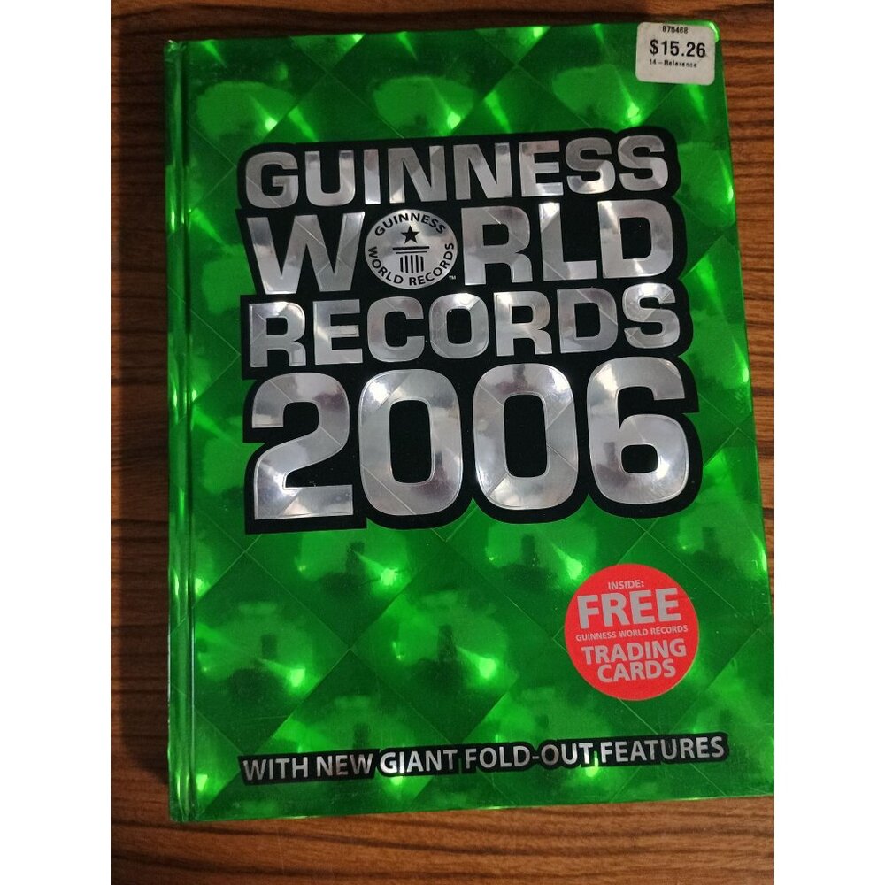 Guinness World Records 2006 Book With Giant Fold-Out Features